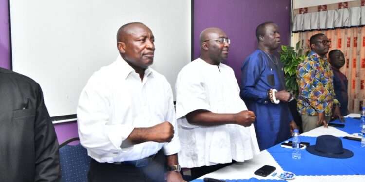 Dr Mahamudu Bawumai and Campaign Team