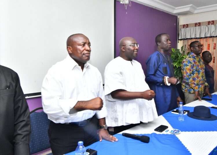 Former NPP General Secretary Lauds VEEP For His Sense Of Unity 1 Dr Mahamudu Bawumai and Campaign Team