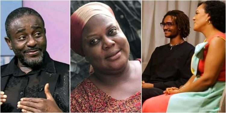 Emeka Ike, Uche Ebere, Emeka Ike's wife and son Suzanne Emma and Michael, respectively