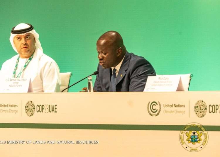 Lands Minister Calls For Financial Backing To Accelerate Climate Change Efforts In Africa 1 Minister for Lands and Natural Resources, Samuel A. Jinapor.