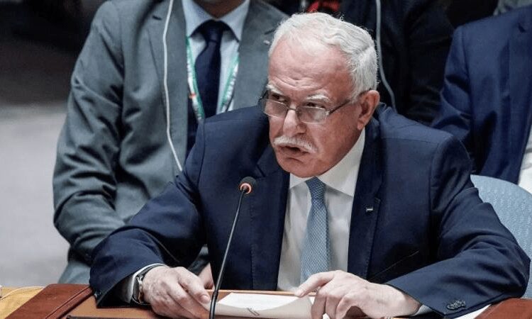 Foreign Minister of the Palestinian National Authority Riyad Al-Maliki.