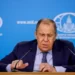 Russia's Foreign Minister, Sergei Lavrov speaks at his annual press conference in Moscow on Thursday, January 18, 2024.