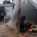 Displaced Palestinians.