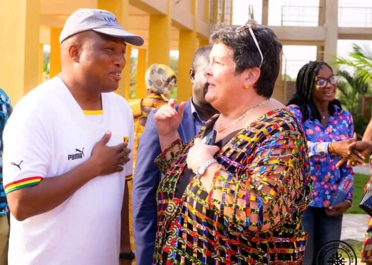 Okudzeto Ablakwa and Virginia Evelyn Palmer