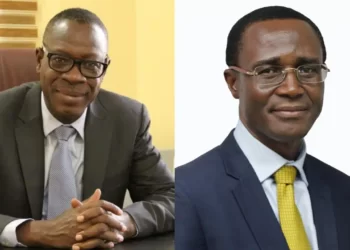 L-R: SML Ghana MD, Christain Sottie, Commissioner General of the Ghana Revenue Authority, Dr. Ammishaddai Owusu-Amoah