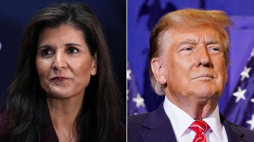 "The Sound Of A Two-Person Race" 1 Former United Nations Ambassador, Nikki Haley and Donald Trump.