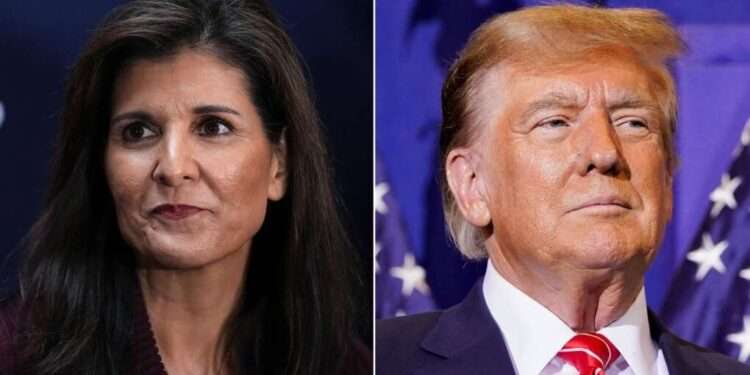 Former United Nations Ambassador, Nikki Haley and Donald Trump.