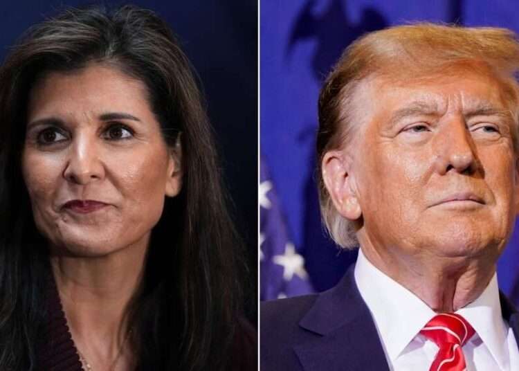 "The Sound Of A Two-Person Race" 1 Former United Nations Ambassador, Nikki Haley and Donald Trump.