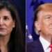 Former United Nations Ambassador, Nikki Haley and Donald Trump.