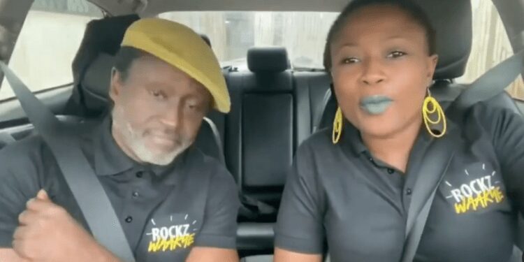 Reggie Rockstone and his wife, Dr. Zilla Limann