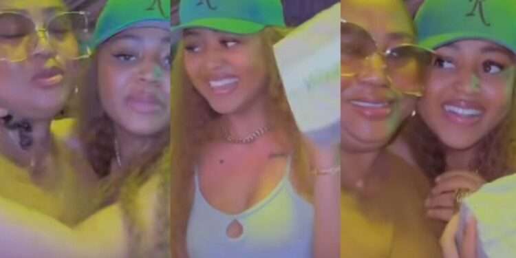 Nollywood actress, Regina Daniels and her mum, Rita Daniels