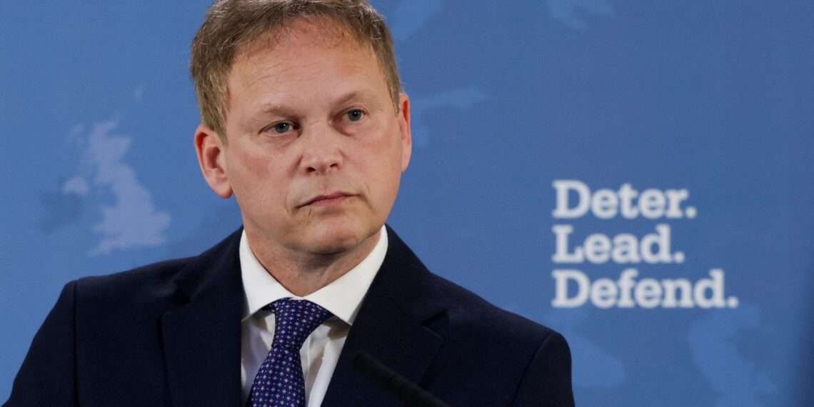 Grant Shapps, UK Defence Secretary.