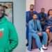 Kannywood actor cum film producer, Dr. Uzee Usman Adeyemi and crew members