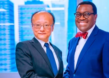 Japanese Vice Finance Applauds the Leadership of the President of the African Development Bank