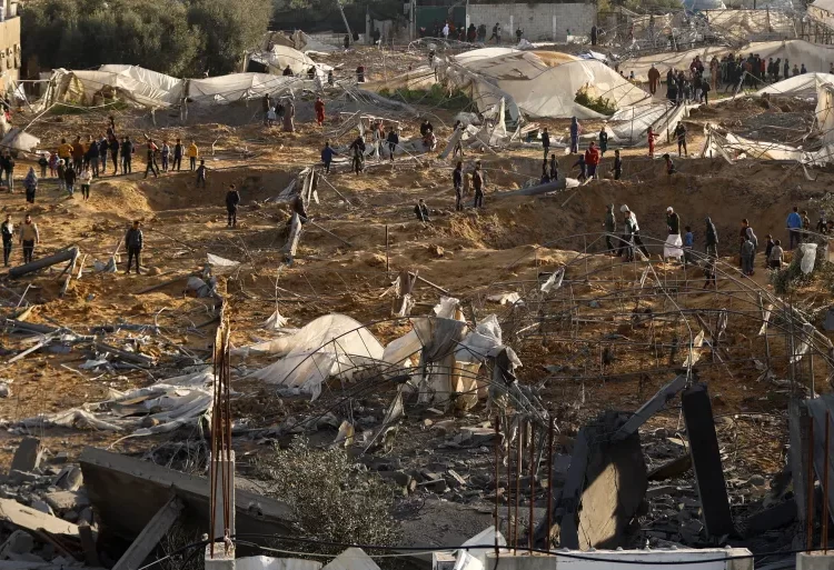 Argentinian President Lauds Israeli Military's Latest Captive Release 1 Aftermath of Israeli strikes on Rafah.