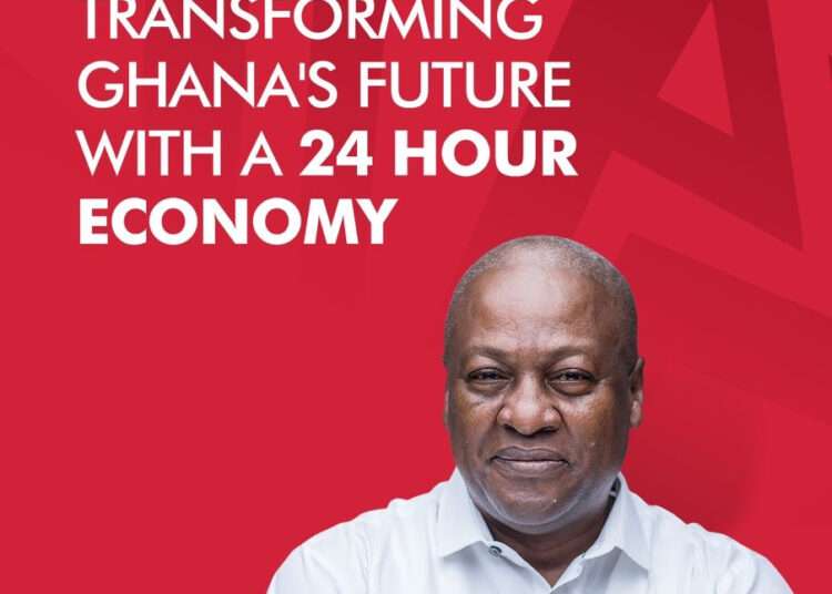 Mahama's 24–Hour Economy Attracts Voters' Support Among Key Campaign Policies 1 John Dramani Mahama