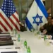 U.S. Secretary of State Antony Blinken meets with former Israel Defense Forces (IDF) chief Gadi Eisenkot, right, and former Israeli Defense Minister Benny Gantz in Tel Aviv, Israel, Thursday, Feb. 8, 2024.