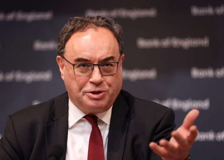 Bank of England Signals Recession Defeat 1 Andrew Bailey, Governor of Bank of England