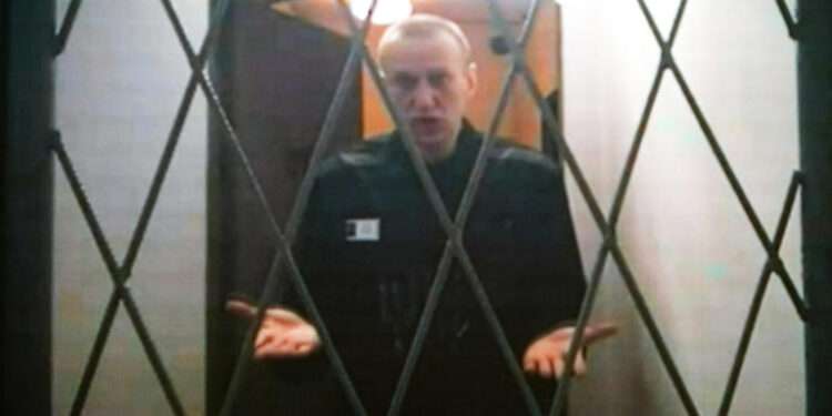 UK Sanctions Heads Of IK-3 Penal Colony 1 Russian opposition leader, Alexei Navalny appears via a video link from the Arctic penal colony.