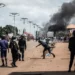 Protestors on the streets of Conakry