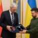 Zelenskyy Meets Portuguese Ministers of Foreign Affairs And Education 12 Minister of Foreign Affairs of Portugal, João Gomes Cravinho, and Ukrainian President, Volodymyr Zelenskyy.