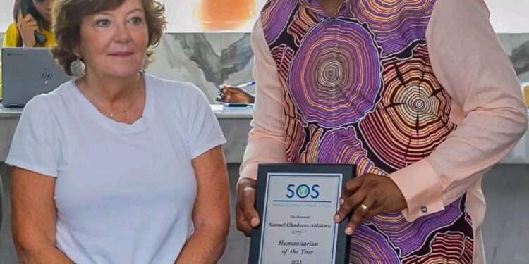 Samuel Okudzeto Ablakwa and the CEO of SOS International