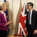 UK, EU Cooperate on Tackling Immigration Amid Post-Brexit Thaw 11 Rishi Sunak and Ursula von der Leyen