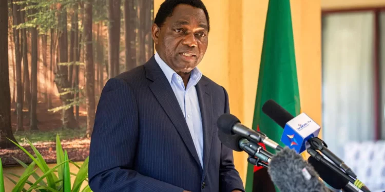 Zambia Declares National Emergency Amid Drought Crisis 1 Zambia's President, Hakainde Hichilema