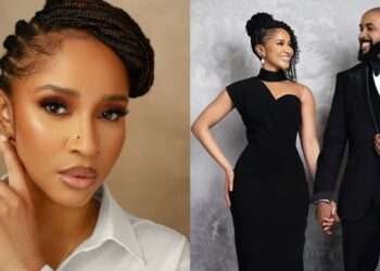 Adesua Etomi and her husband, Banky W