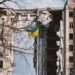 Ruins in Ukraine.