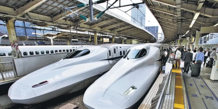 Bullet train in Japan