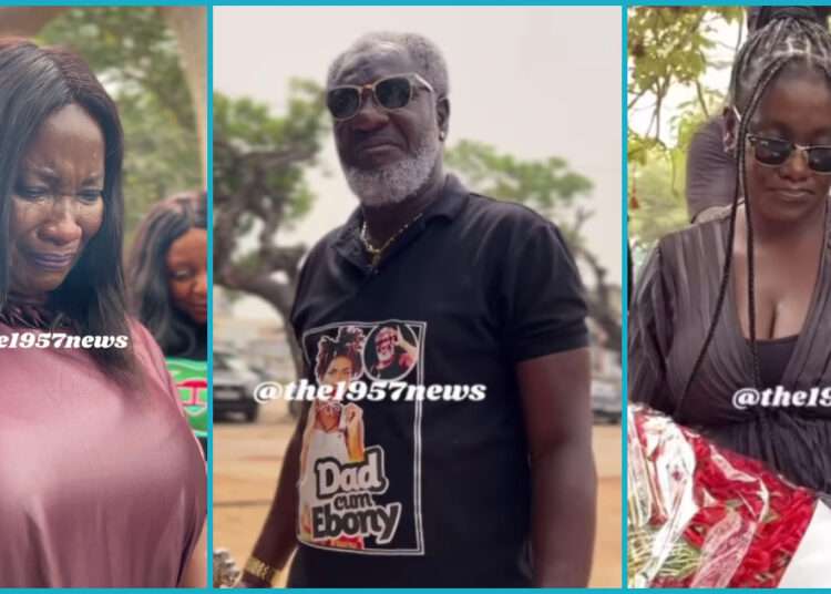 The Late Ebony Reigns 6th Anniversary Marked 1 The late Ebony Reigns family, Beatrice Oppong Martin, Nana Opoku Kwarteng and Happy Opoku Kwarteng