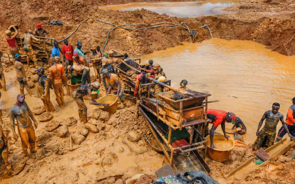 President Akufo-Addo’s Silence On The Fight Against “Galamsey”, A Blight On His Stewardship 1 A Galamsey Site