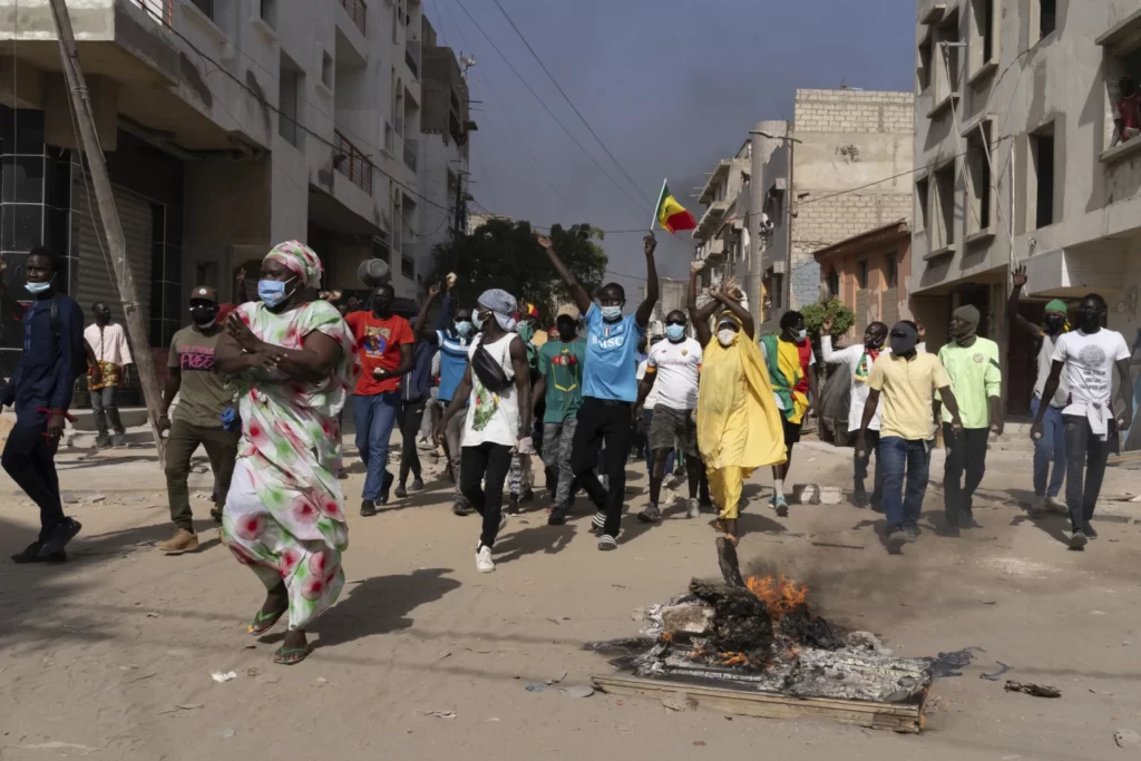 senegal protesters