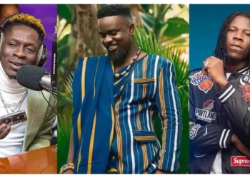 Shatta Wale, Sarkodie, and Stonebwoy