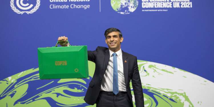 UK's Prime Minister, Rishi Sunak at UN Climate Change Conference