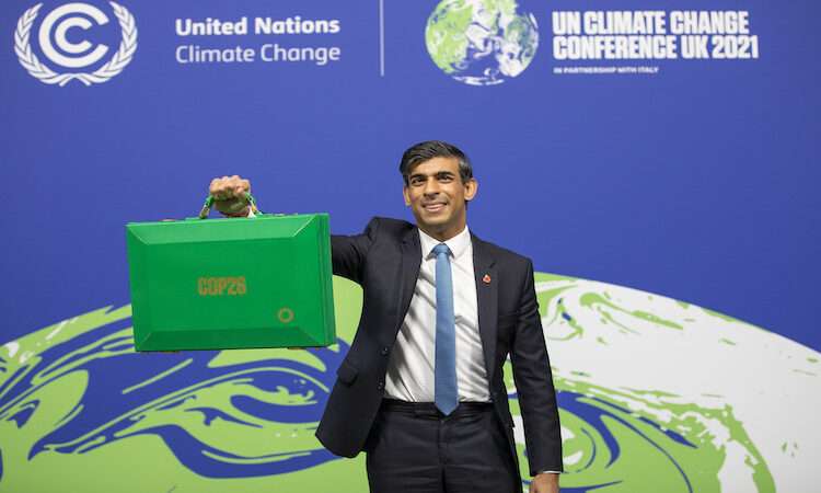 UK's Prime Minister, Rishi Sunak at UN Climate Change Conference