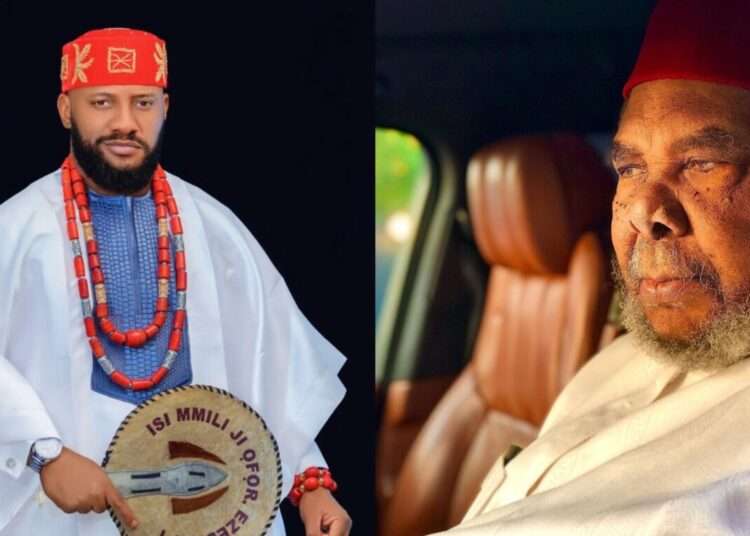 Yul Edochie Slammed After Recounting How Pete Edochie Endorsed His Ministry 1 Yul Edochie and his father, Pete Edochie
