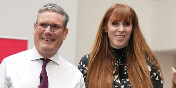 Prime Keir Starmer and Angela Rayner