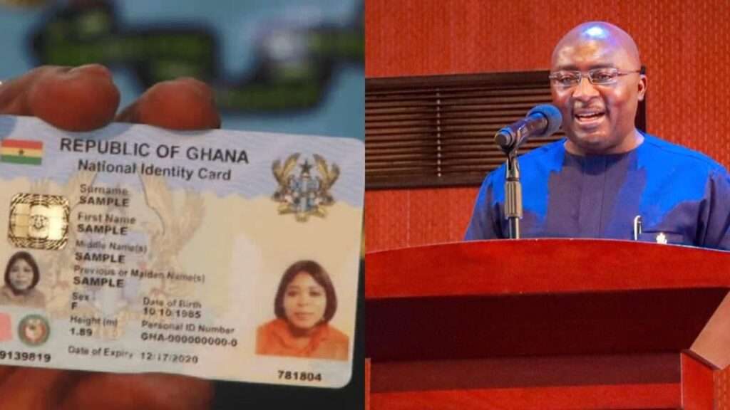 Dr. Mahamudu Bawumia Ghana Card Initiative