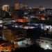 A Scene showing part of Ghana's Capital City in a power outage