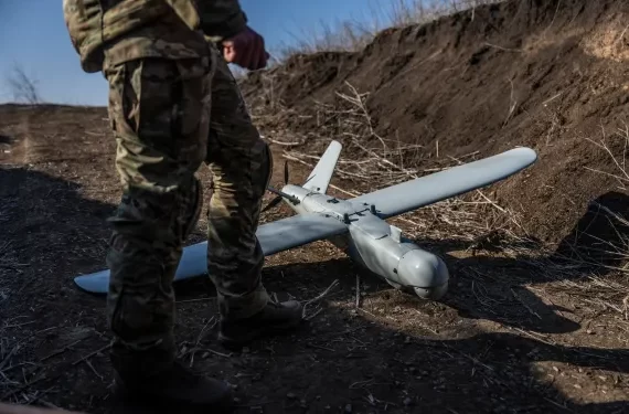 Ukraine-Based Armed Groups Claim Incursion Into Russia 1 Ukrainian 'Leleka' reconnaissance drone unit from the 80th Air Assault Brigade operates at a position in Donbas.