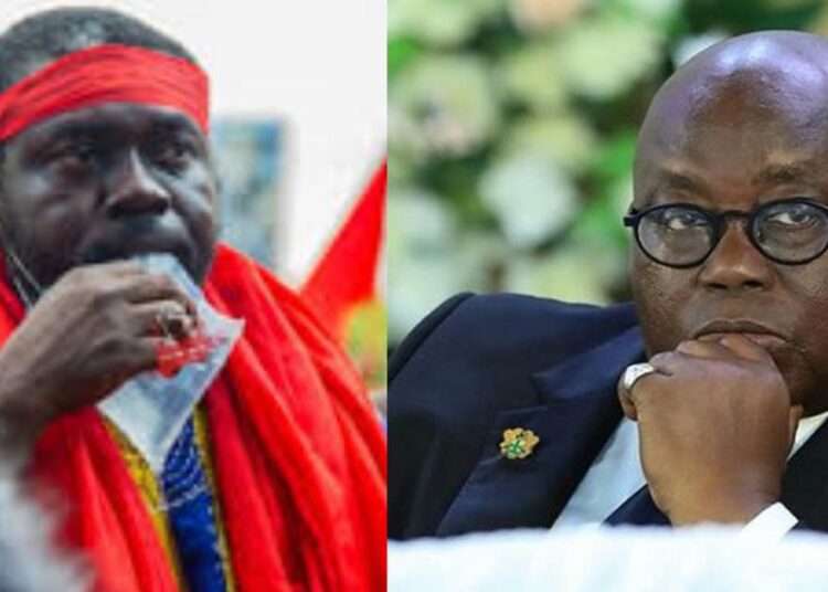 Oliver Barker Vormorwor and President Akufo Addo