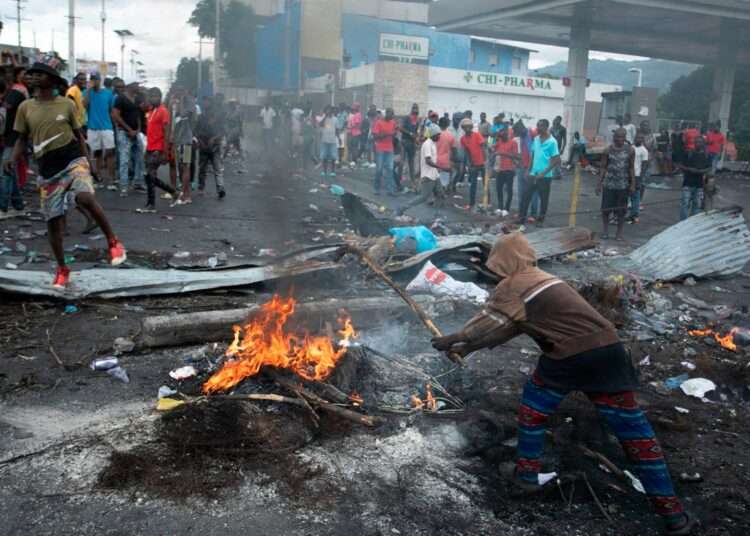 Violent scenes from Haiti