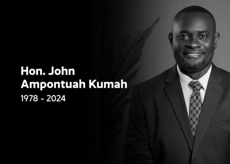 Ghana Mourns the Loss of its Deputy Minister for Finance 1 Hon. John Kumah