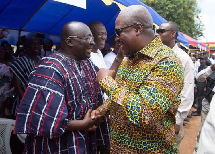Mahama and Dr Bawumia