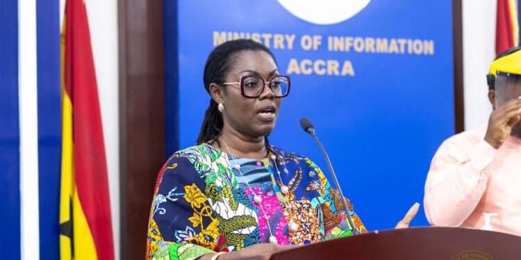 Mrs. Ursula Owusu-Ekuful, Minister for Communications and Digitalisation (MoCD)