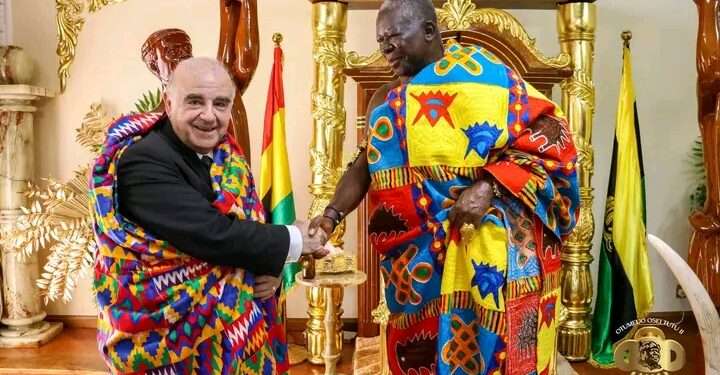President of Malta’s Visit to Manhyia 1 President of Malta and Otumfuo Osei Tutu II