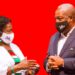 Professor Jane Naana Opoku Agyemang  and former President John Dramani Mahama