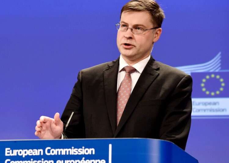 EU Proposes Transfer Of Profit From Frozen Russian Assets To Ukraine 1 European Commission Executive Vice President, Valdis Dombrovskis.
